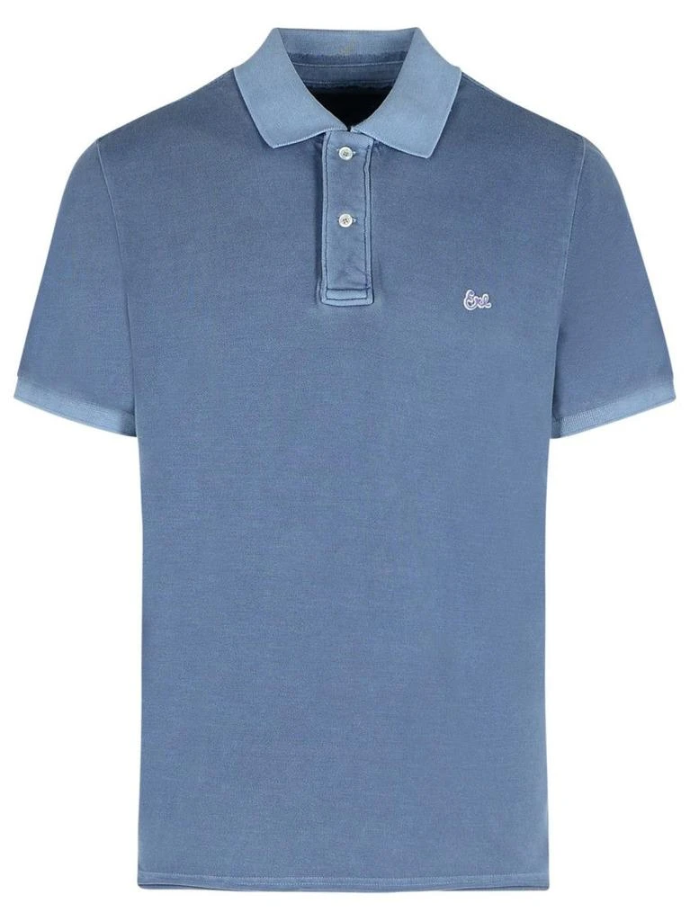 ERL Navy Cotton Polo Shirt 1