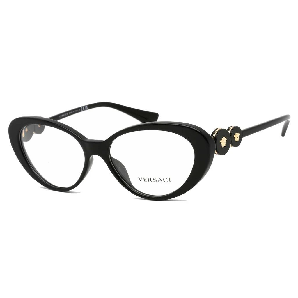 Versace Versace Women's Eyeglasses - Black Cat Eye Plastic Frame Demo Lens | 0VE3331U GB1 1