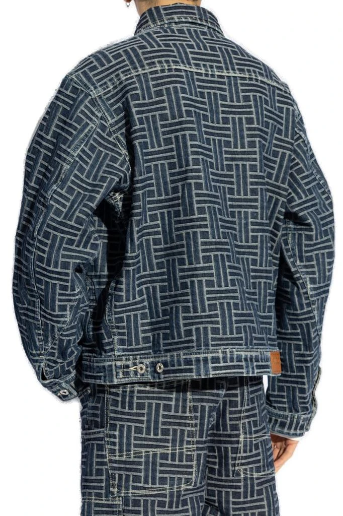 Kenzo Kenzo Weave Trucker Denim Jacket 3