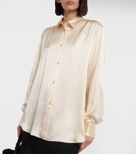 Khaite Argo silk charmeuse blouse 6