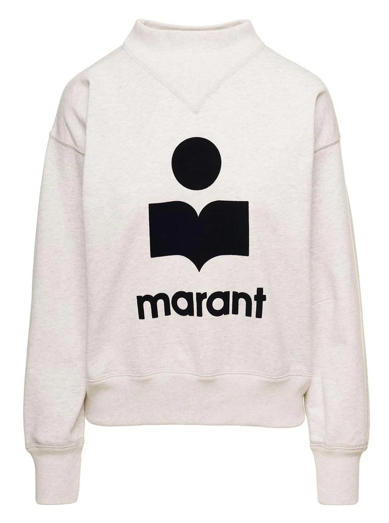 Isabel Marant Étoile Isabel Marant Étoile Moby High Neck Logo Sweatshirt 1