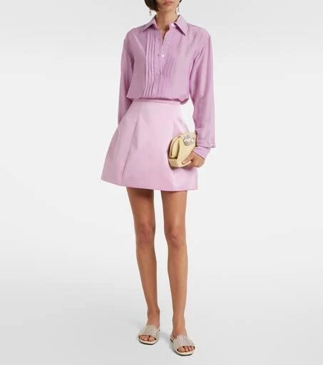 Jimmy Choo Dina embellished satin slides 3