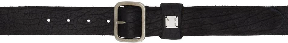 guidi Black Leather Belt 1