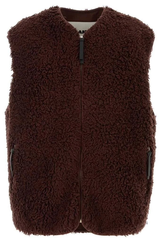 Jil Sander Jil Sander Zip-Up Sleeveless Vest from Cettire