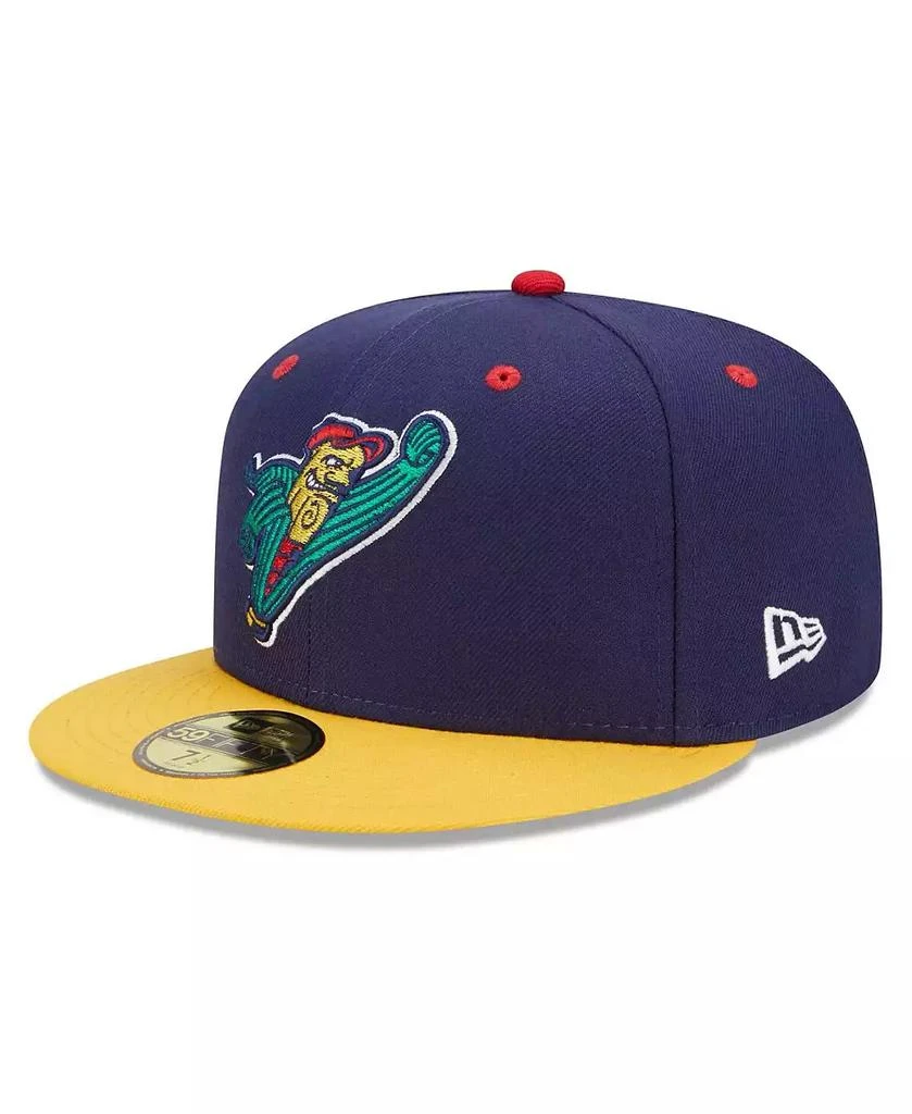 New Era Men's Navy, Yellow Cedar Rapids Kernels Marvel x Minor League 59FIFTY Fitted Hat 1