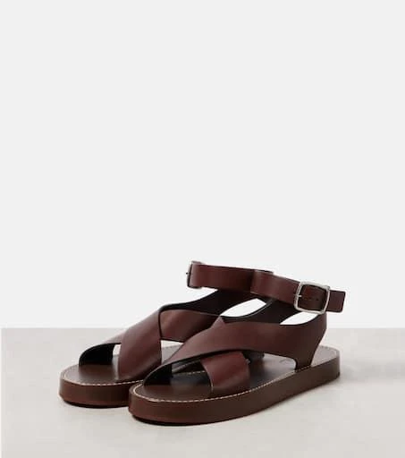 Loro Piana Sumie leather sandals 5