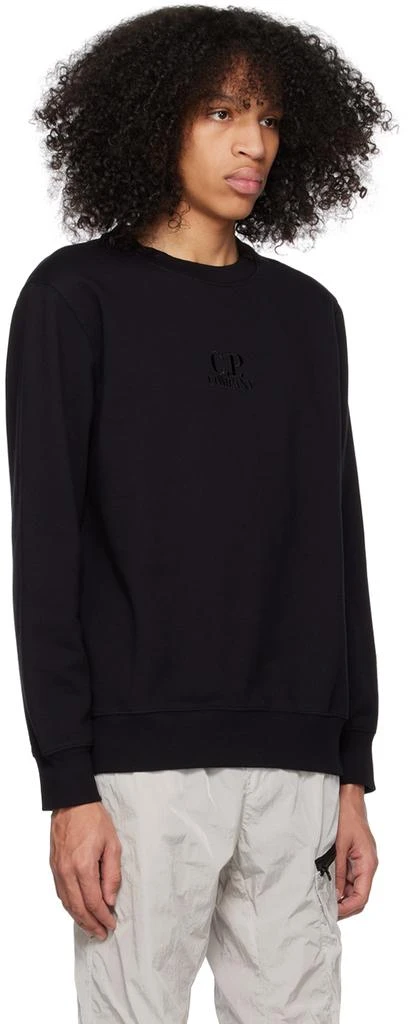 C.P. Company Black Embroidered Sweatshirt 2