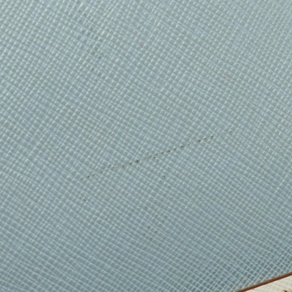 Prada Prada Light Blue/White Saffiano Lux Leather Large Shopper Tote 9