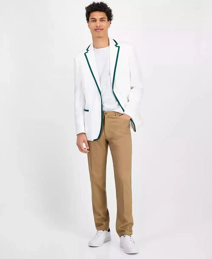 Tommy Hilfiger Men's Modern-Fit Green Tipped Weave Sport Coat 2