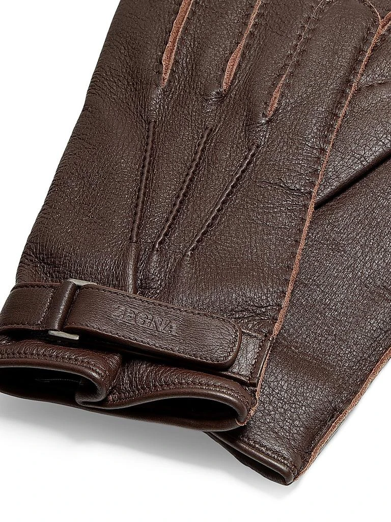 Zegna Peccary Leather Gloves 3