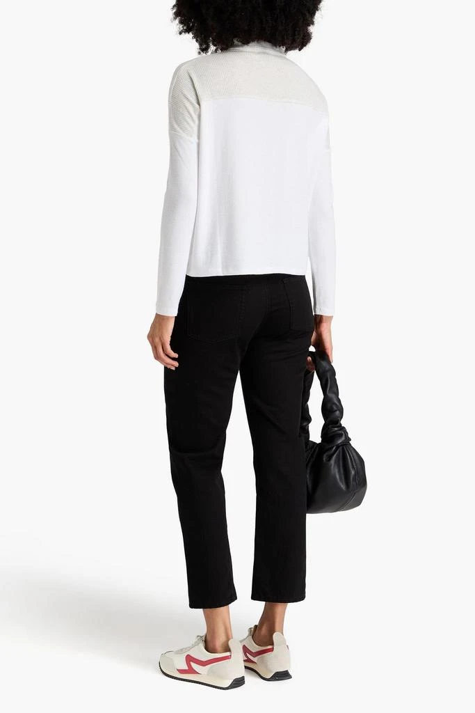 Rag & Bone Ribbed-knit polo shirt 3