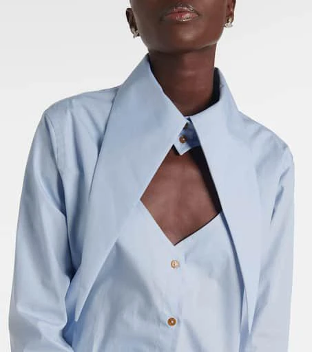 Vivienne Westwood Heart cutout cotton shirt dress 4
