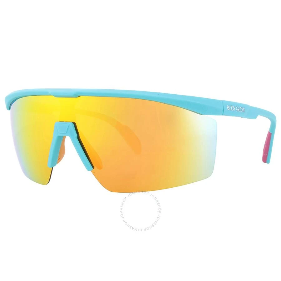Body Glove BG POL 24 358 Polarized Orange Mirror Sport Unisex Sunglasses 10270150.CGR TRQORG 2
