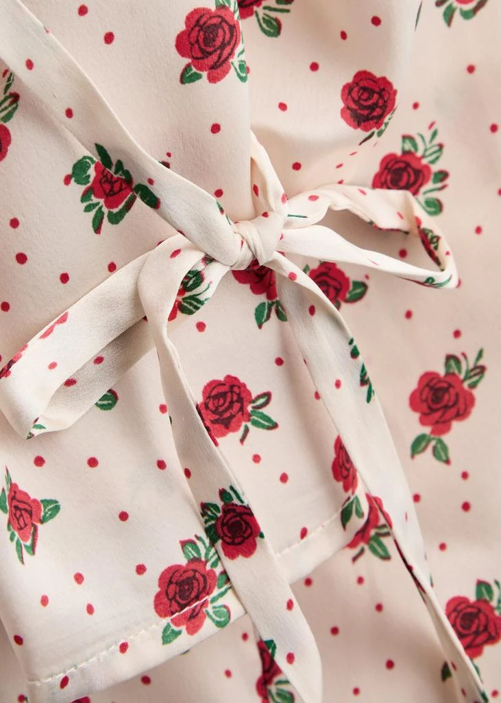 Free People Field Of Roses satin blouse 5