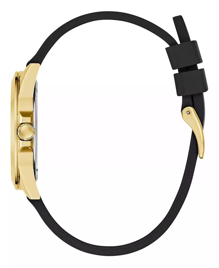 GUESS Women's Analog Black Silicone Watch 36mm
