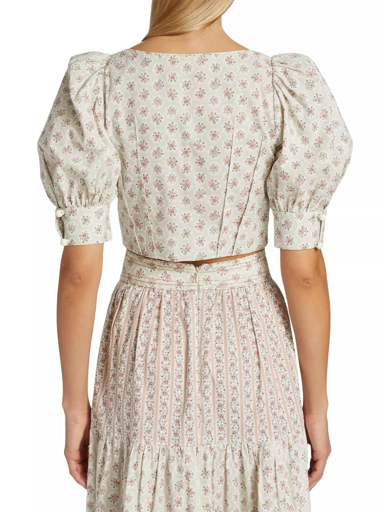Anna Mason Rosi Floral Crop Top 5