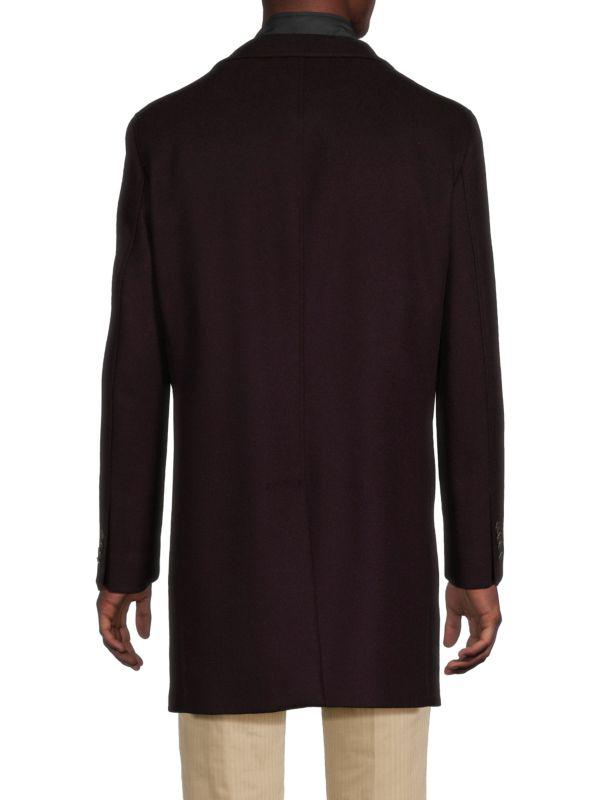 Jack Victor Delman Wool Blend Coat With Bib