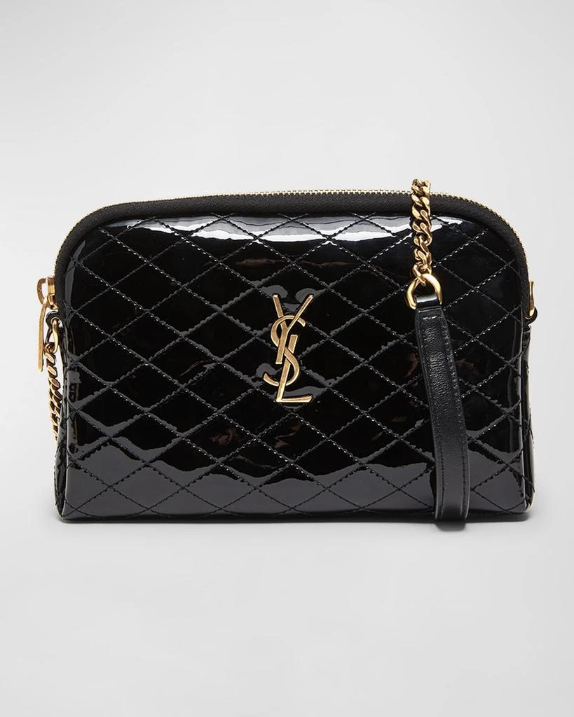 Yves Saint Laurent Gaby YSL Mini Crossbody Bag in Quilted Patent Leather 1