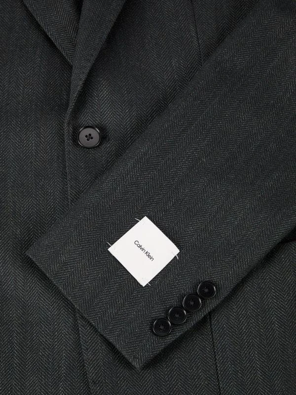 Calvin Klein ​Cotton-Wool-Blend Herringbone Sport Coat 3