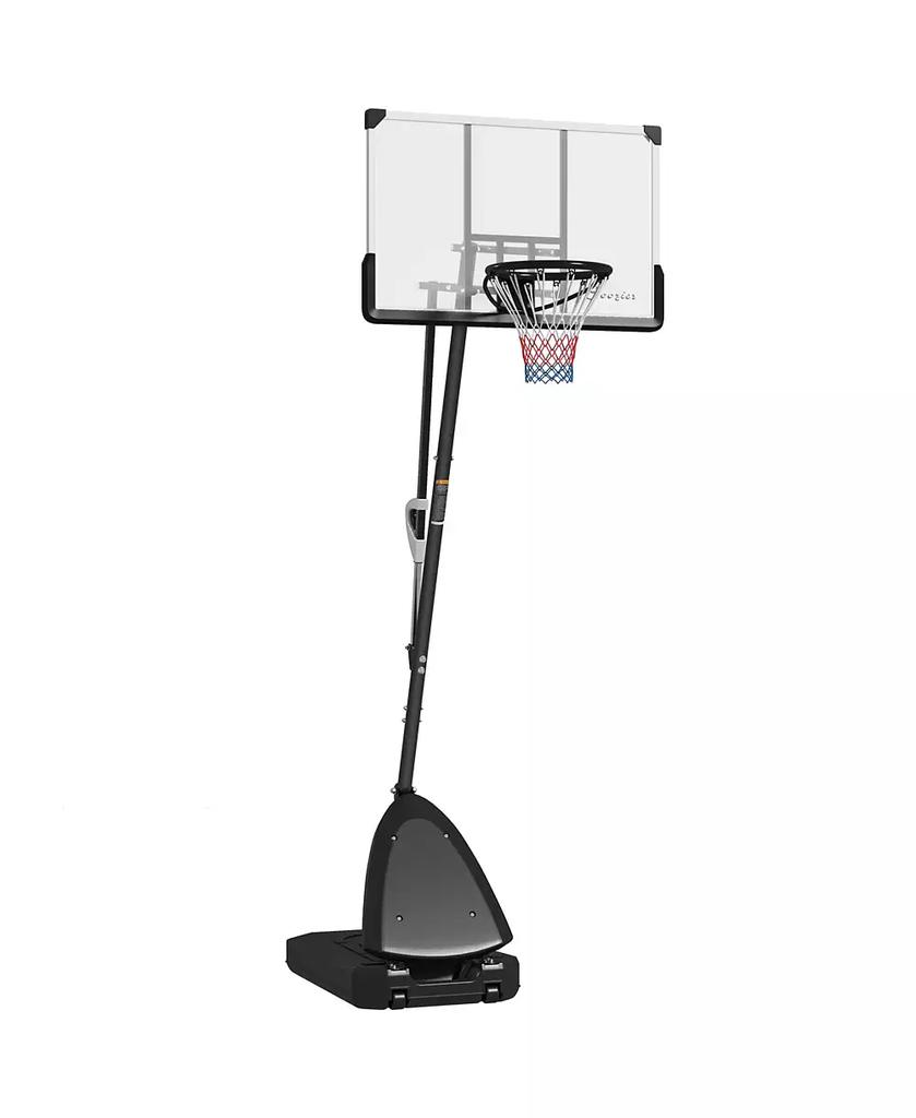 Soozier Portable Basketball Hoop 4.9-10
 Height Adjustable Basketball Goal