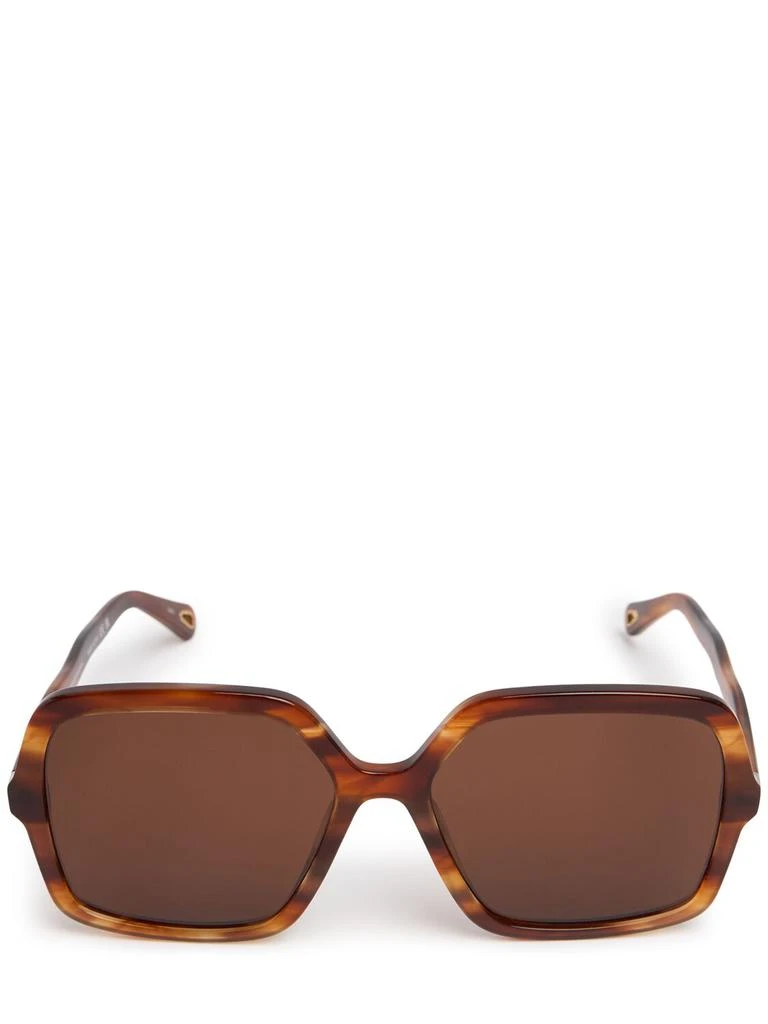 Chloé Zelie Squared Acetate Sunglasses 1