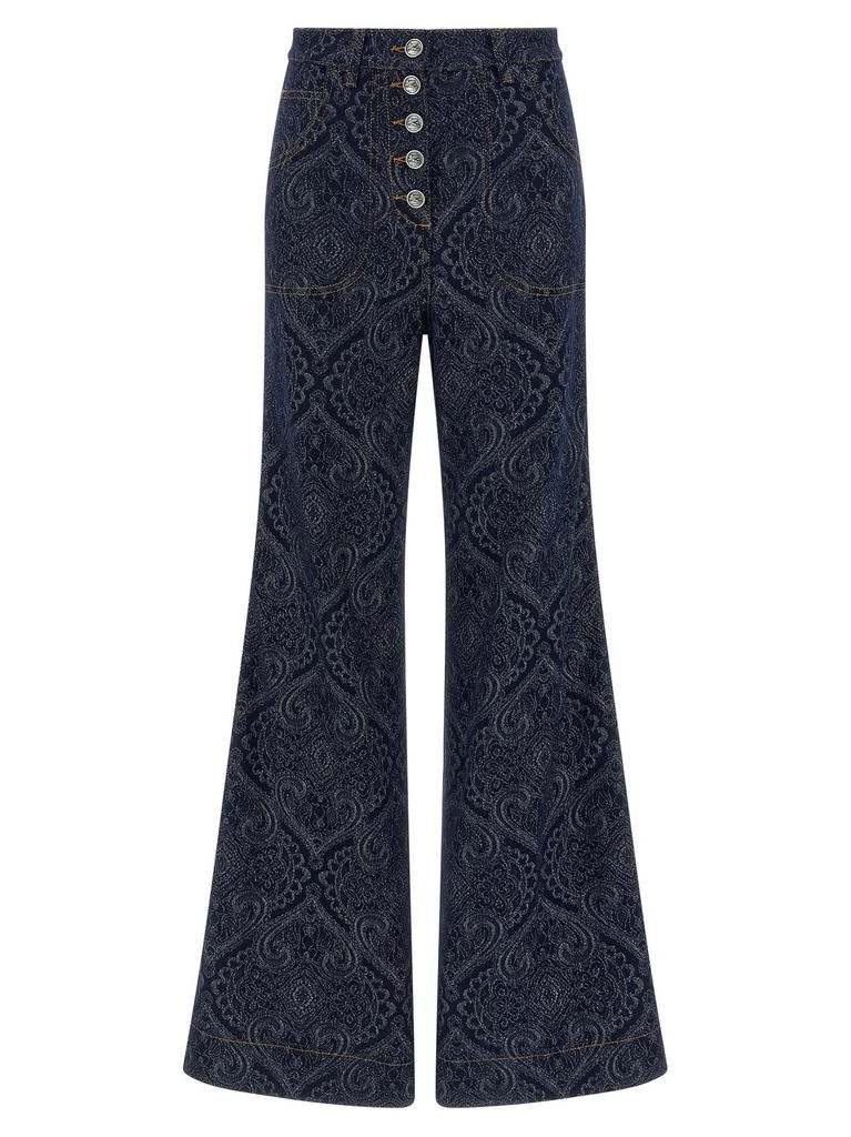 ETRO Etro Jacquard Flared Jeans 1