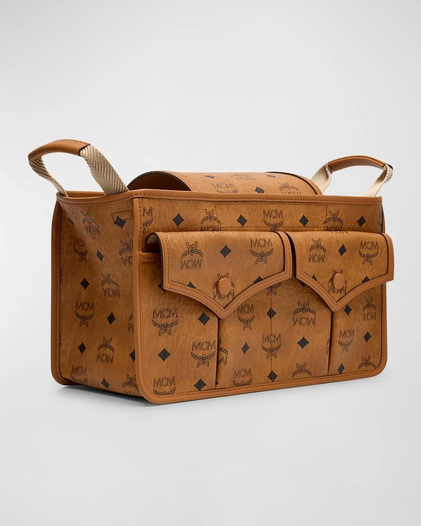 MCM Aren Medium Visetos Bag Organizer Insert 6