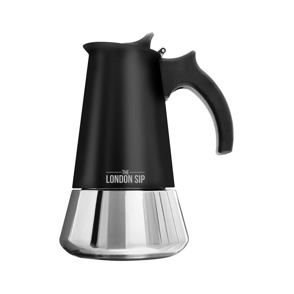 London Sip Stainless Steel Espresso Maker 10-Cup 1