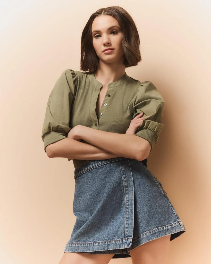 VERONICA BEARD Diaz Denim Skort 2