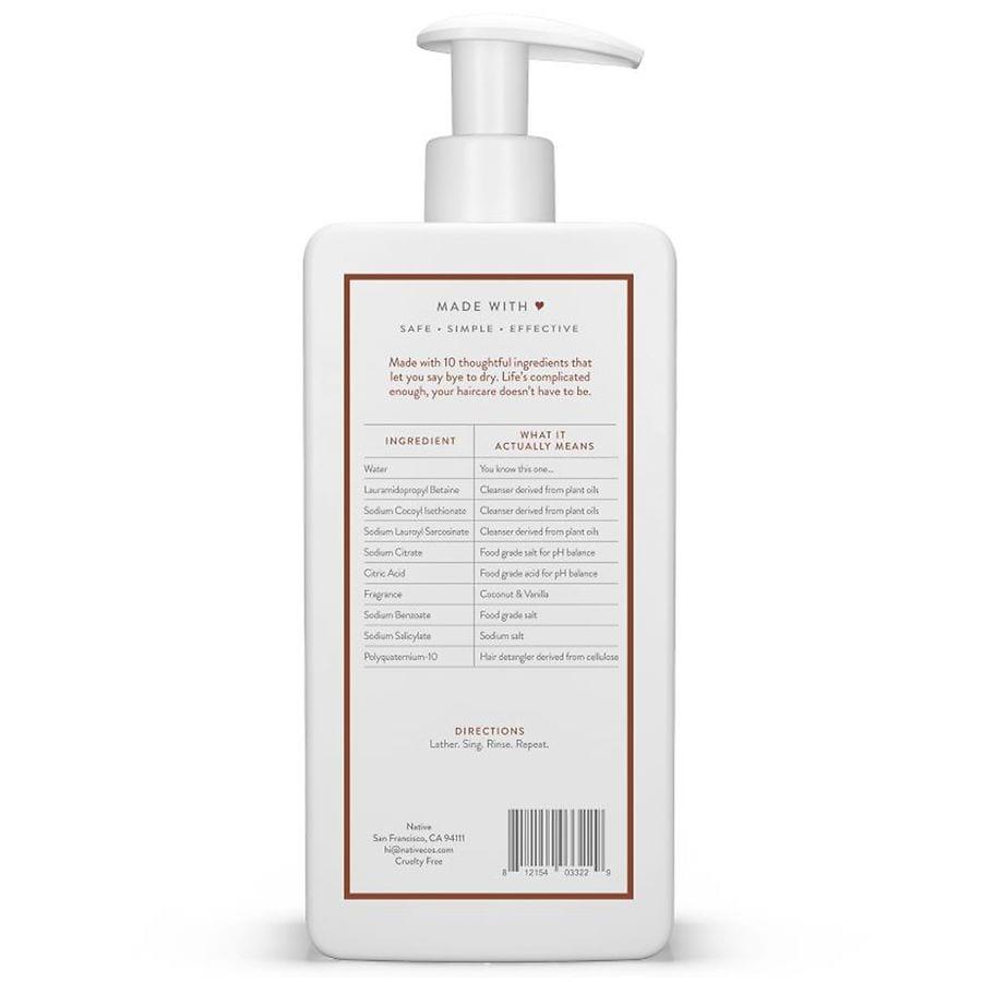 Native Coconut & Vanilla Moisturizing Shampoo