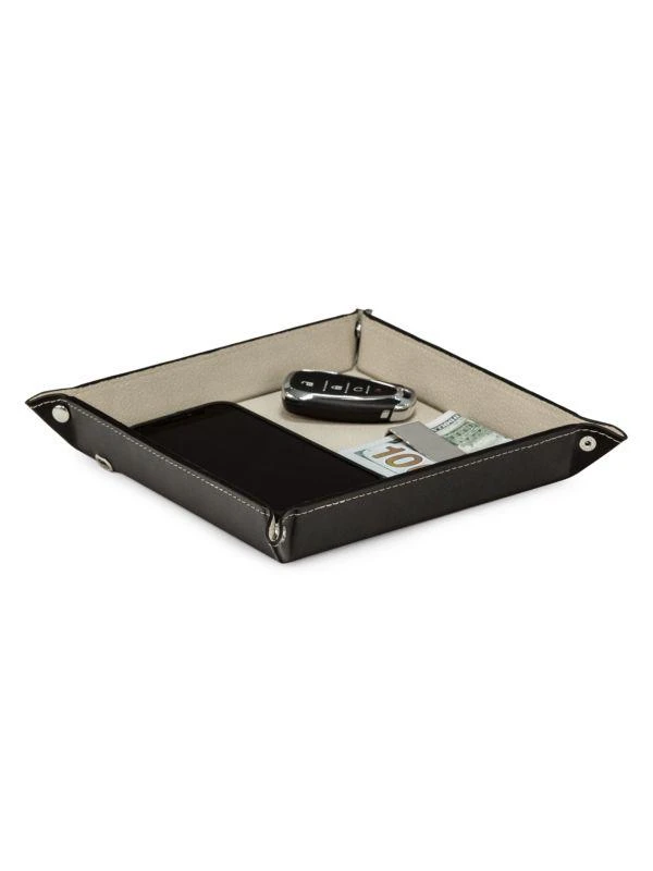 Bey-Berk Leather Valet Tray 1