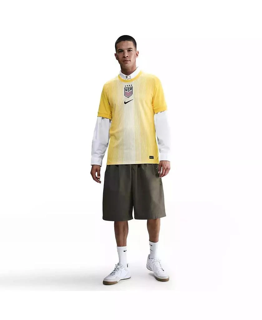 NIKE Men's Yellow USWNT 2025 Goalkeeper Stadium Jersey 1