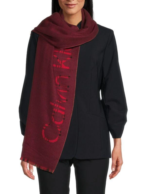 Calvin Klein Logo Scarf 1