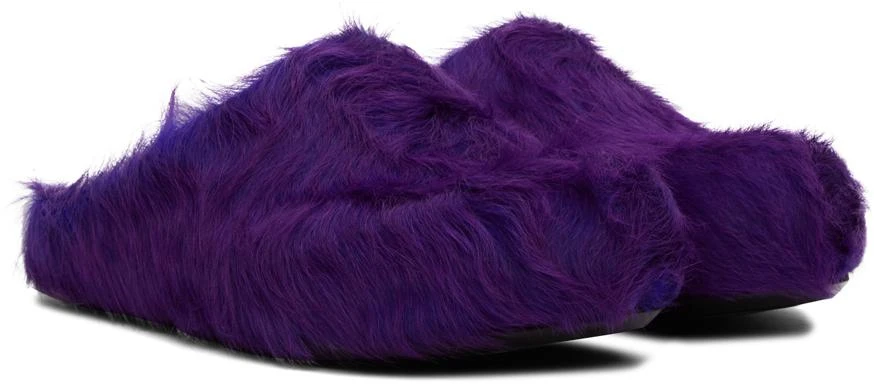 Marni Purple Fussbett Sabot Loafers 4