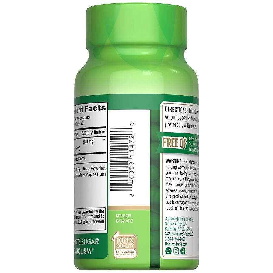 Nature's Truth Berberine Veggie Capsules 3