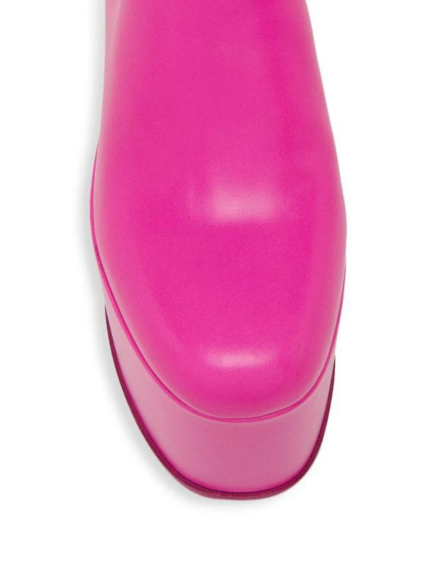 Valentino Beatle Platform Leather Booties 4