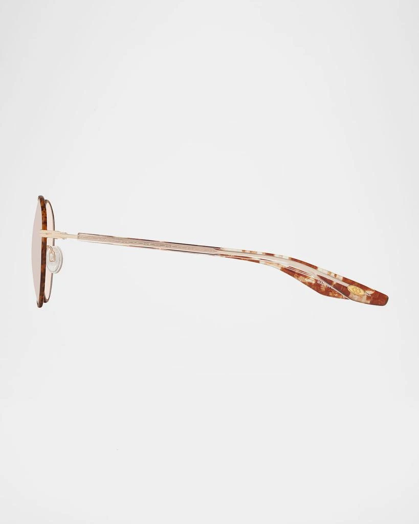 Barton Perreira Caster Round Titanium Sunglasses 3