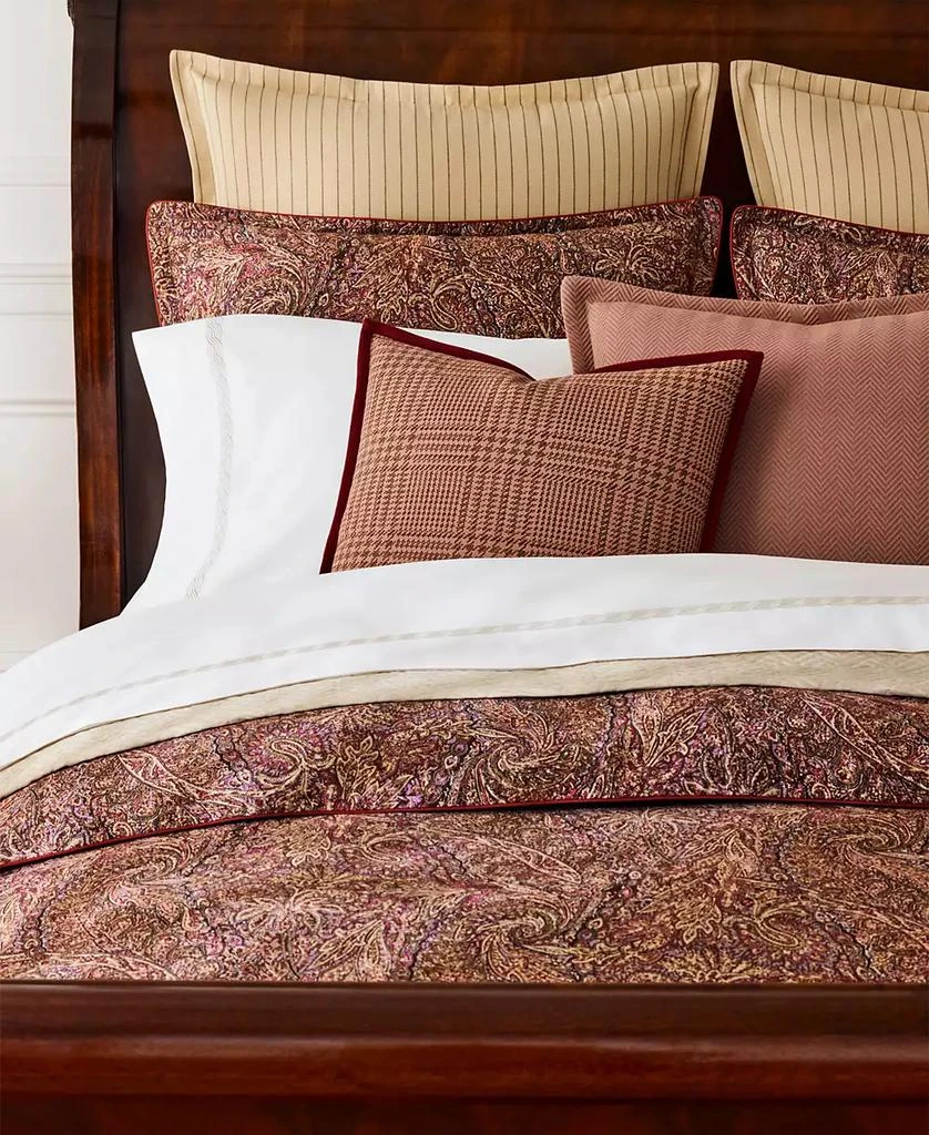 Ralph Lauren Hallie Checked Decorative Pillow, 18" x 18" 6