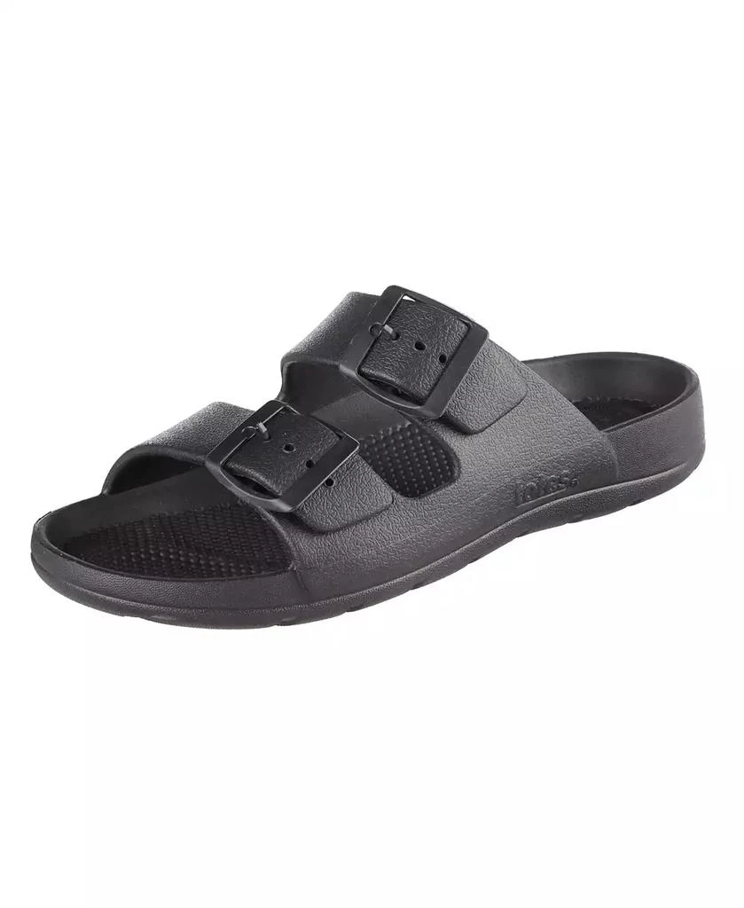 Totes Women's Double Buckle Adjustable Slide with Everywear 6