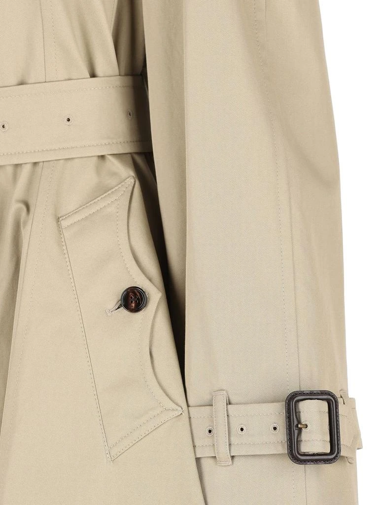 Burberry Burberry Long Gabardine Ellingham Fit Flare Car Coat 4