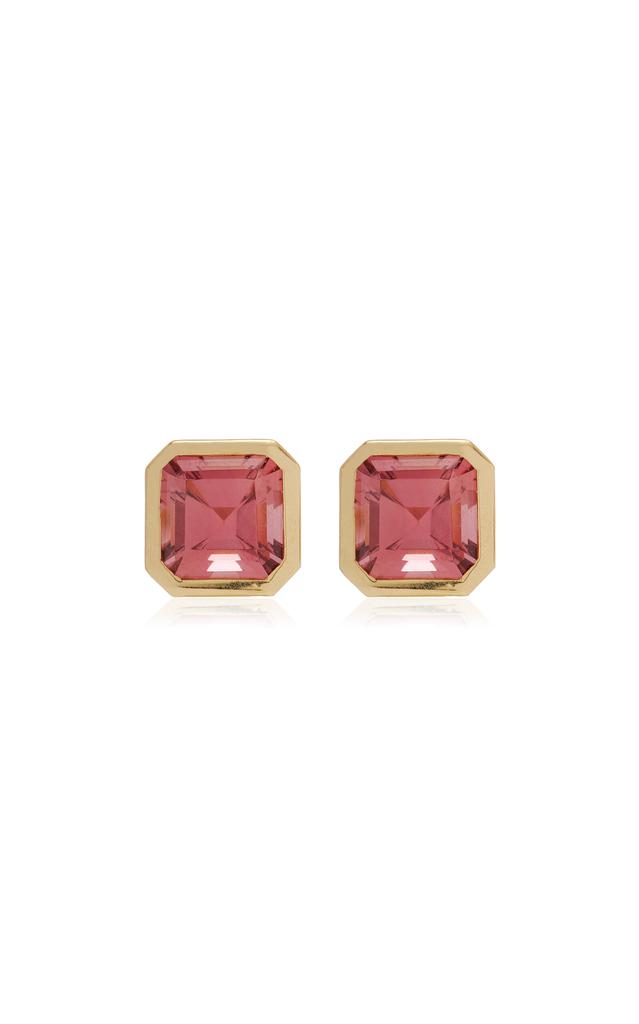 B.P. de Silva Jewellers B.P. de Silva Jewellers - Tourmaline 18K Yellow Gold Earrings - Pink - OS - Moda Operandi - Gifts For Her