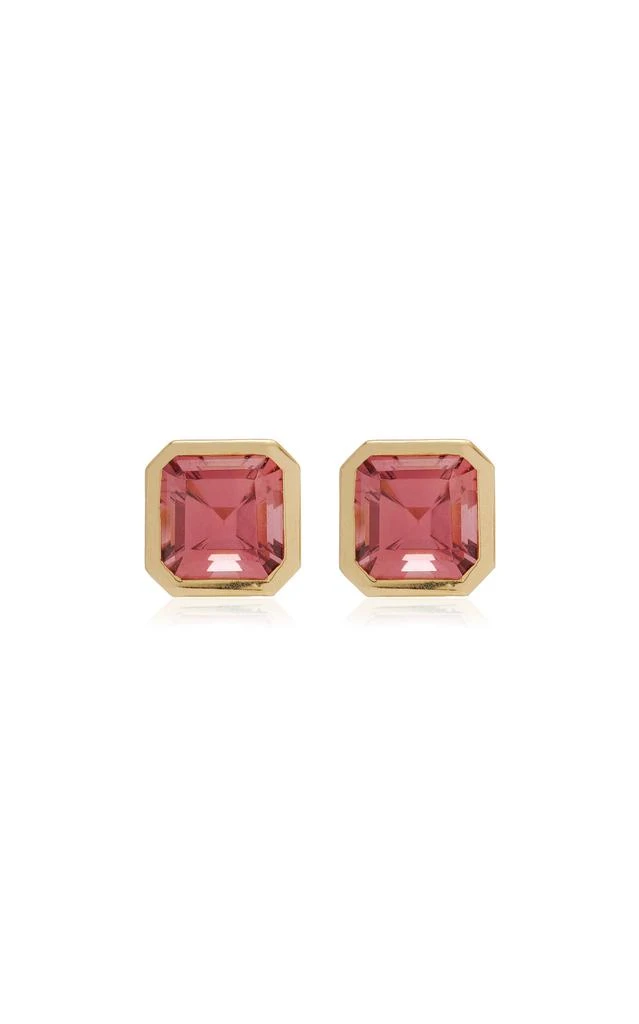 B.P. de Silva Jewellers B.P. de Silva Jewellers - Tourmaline 18K Yellow Gold Earrings - Pink - OS - Moda Operandi - Gifts For Her 1