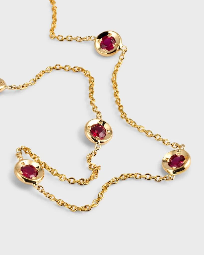 Roberto Coin 18K Gold Ruby Station Bracelet 3