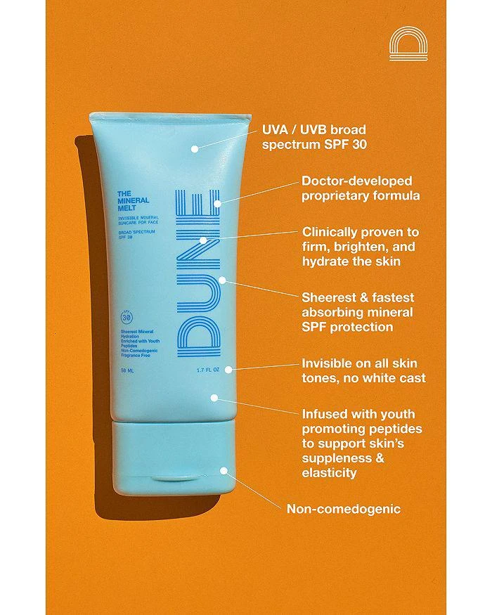 Dune The Mineral Melt Invisible Mineral Face Sunscreen SPF 30 1.7 oz. 2