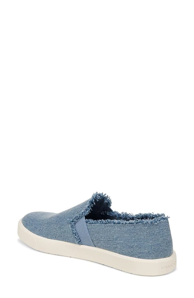 Vince Preston Frayed Denim Slip-On Sneaker 2
