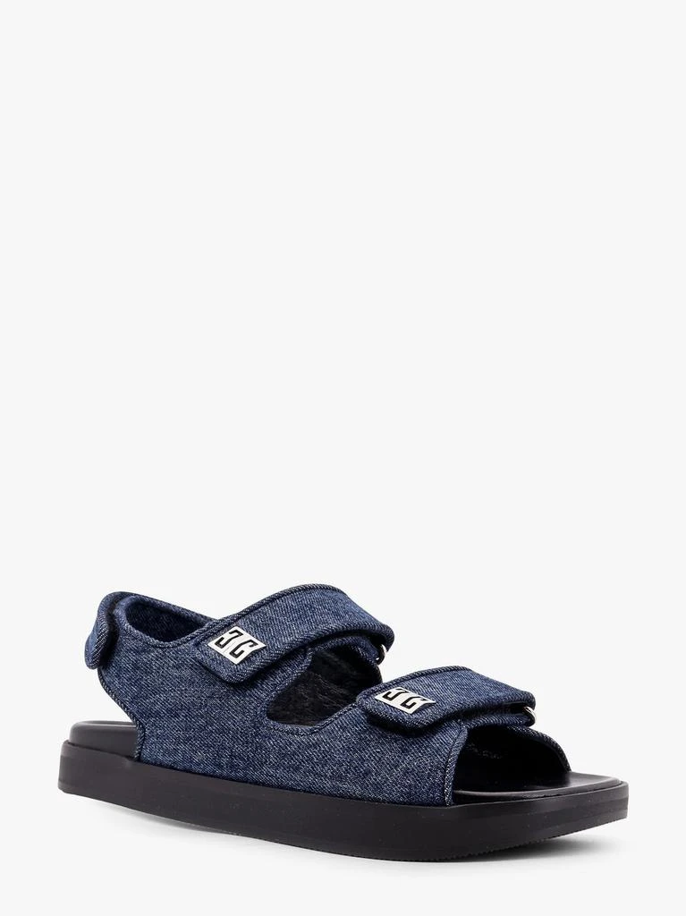 Givenchy Strap flat denim sandals 2