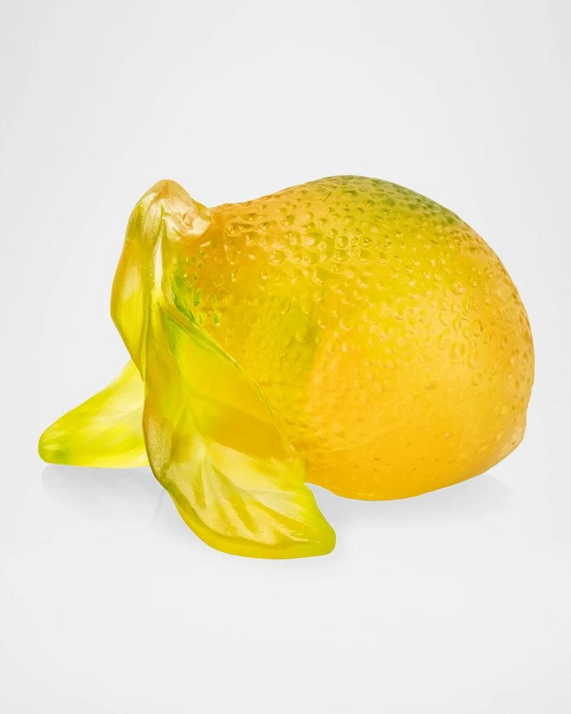 Daum Citrus Crystal Decorative Lemon 2