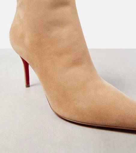 Christian Louboutin So Apostropha 80 suede ankle boots 5