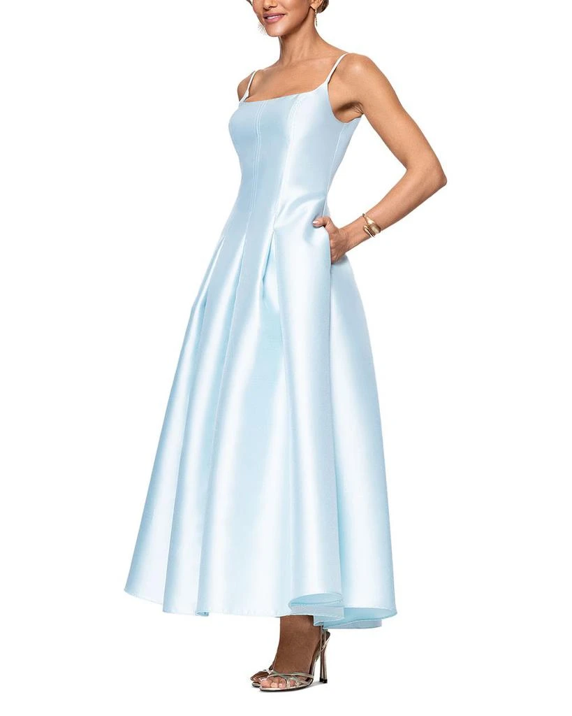 AQUA Satin Midi Dress - Exclusive 3