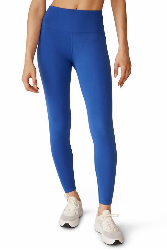Beyond yoga Powerbeyond Strive Midi Leggings In Marine Blue